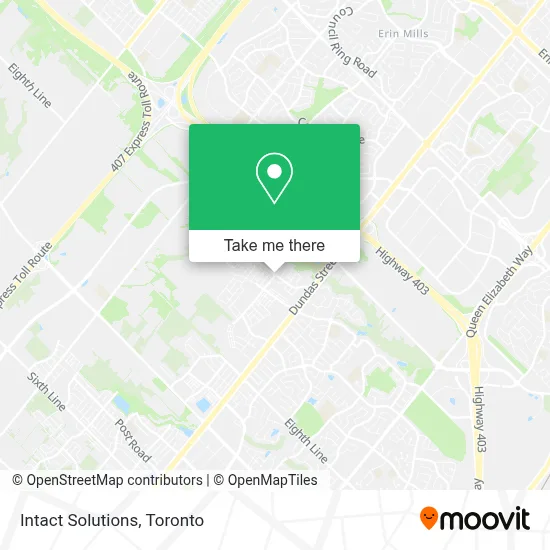 Intact Solutions map