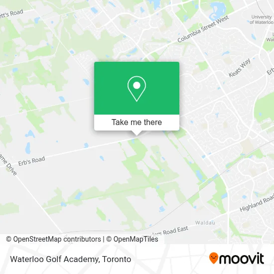 Waterloo Golf Academy map