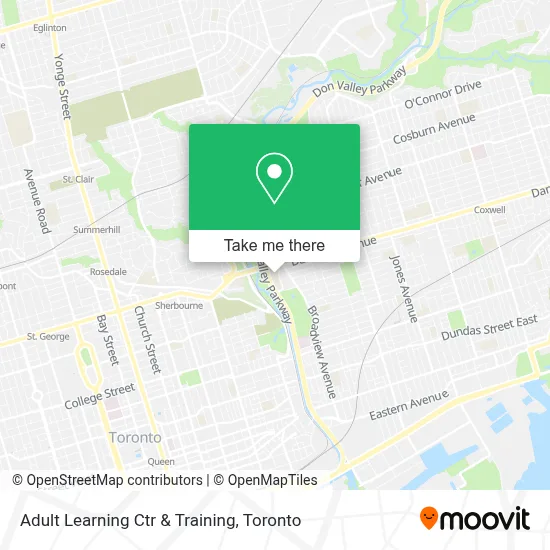 Adult Learning Ctr & Training map