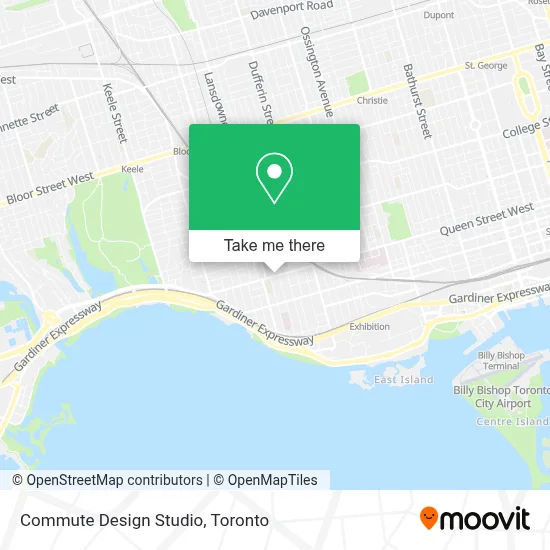 Commute Design Studio map