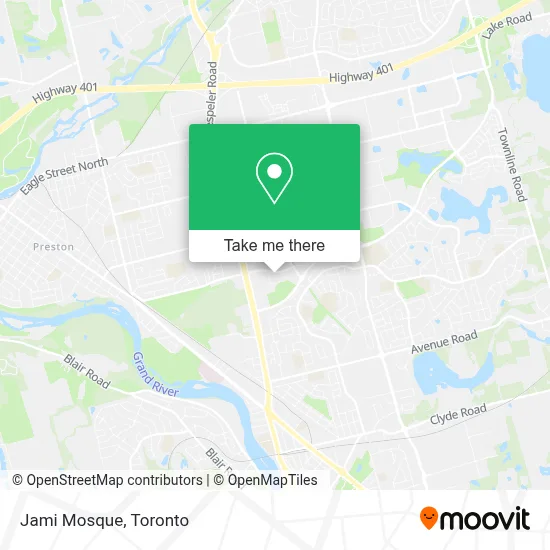 Jami Mosque map