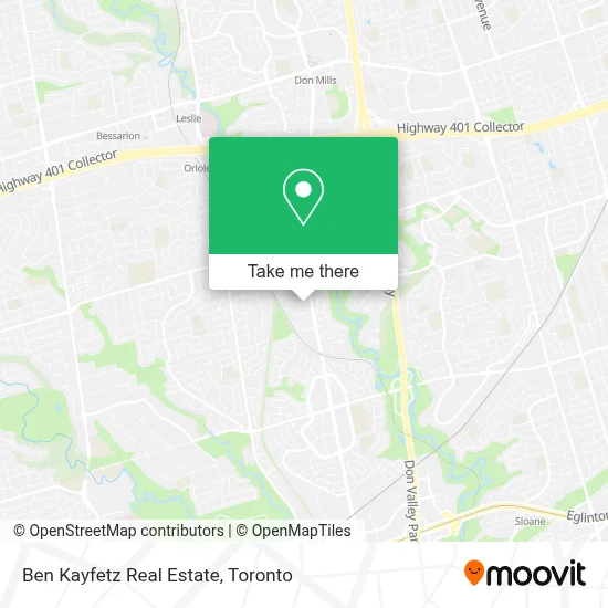 Ben Kayfetz Real Estate map