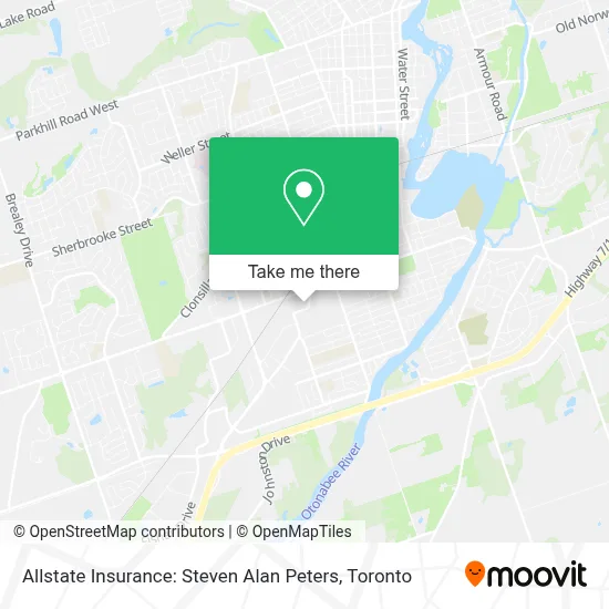 Allstate Insurance: Steven Alan Peters map