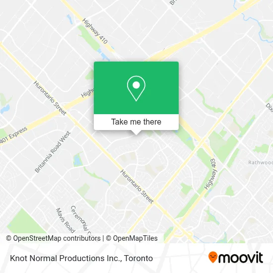 Knot Normal Productions Inc. map