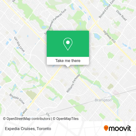 Expedia Cruises map