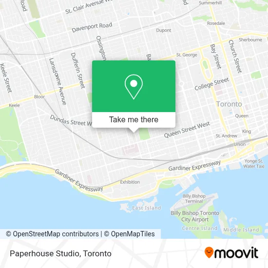 Paperhouse Studio map