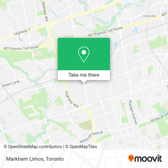 Markham Limos map