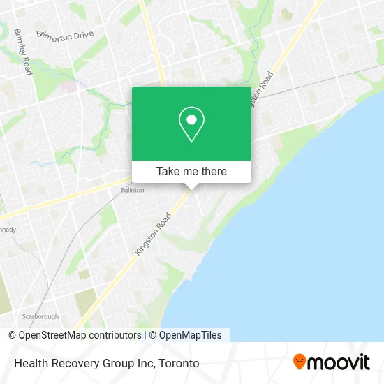 Health Recovery Group Inc map