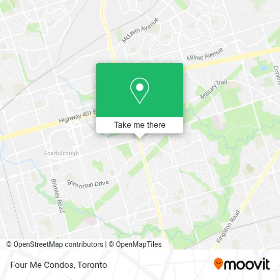 Four Me Condos map