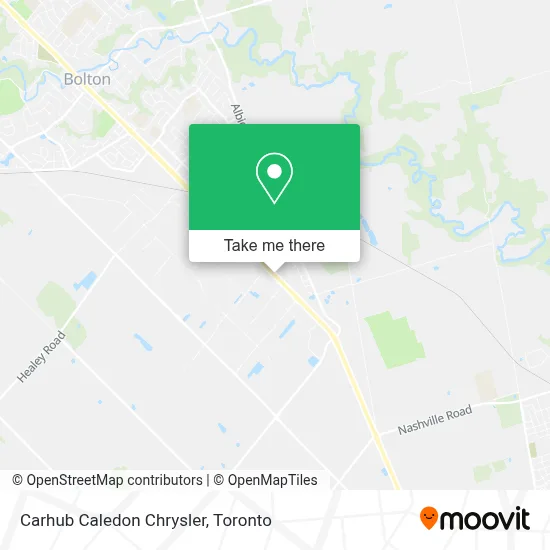 Carhub Caledon Chrysler map