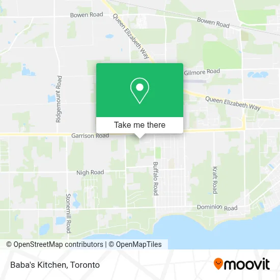 Baba's Kitchen map
