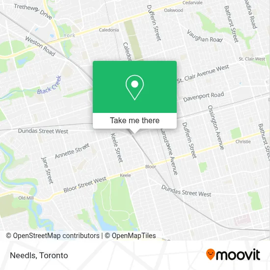 Needls map