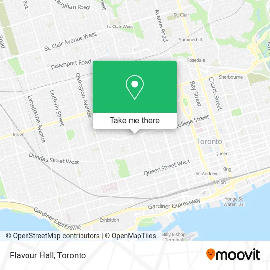 Flavour Hall map