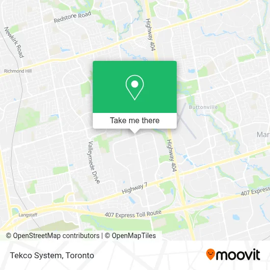 Tekco System map