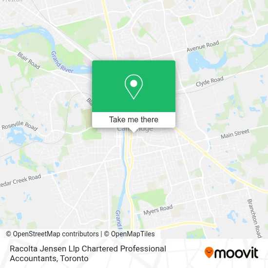 Racolta Jensen Llp Chartered Professional Accountants map