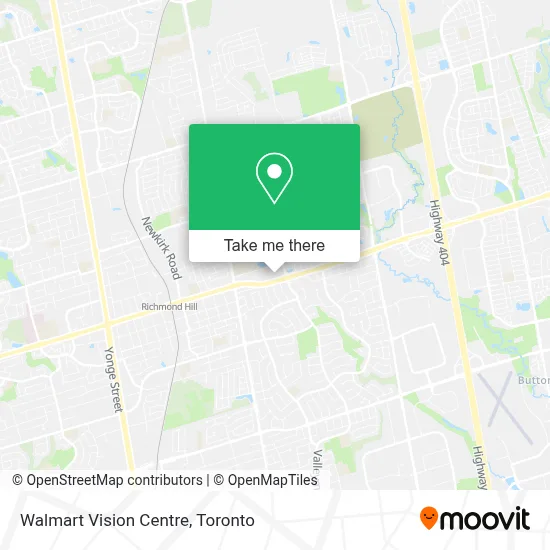 Walmart Vision Centre map