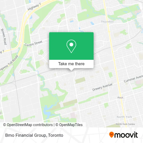 Bmo Financial Group map