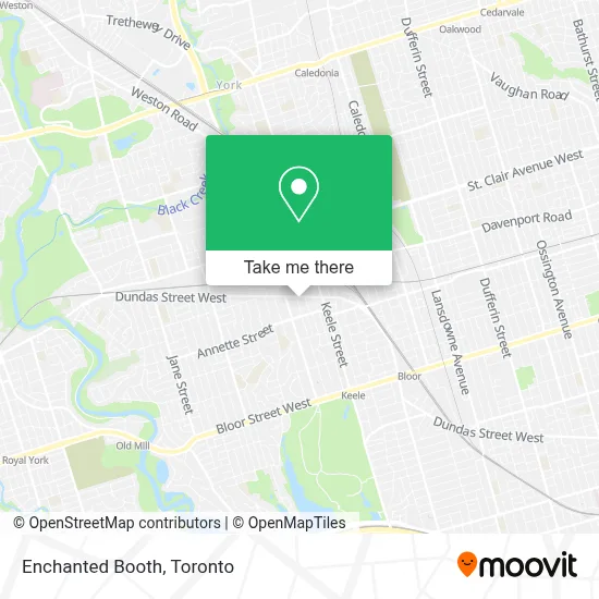 Enchanted Booth map