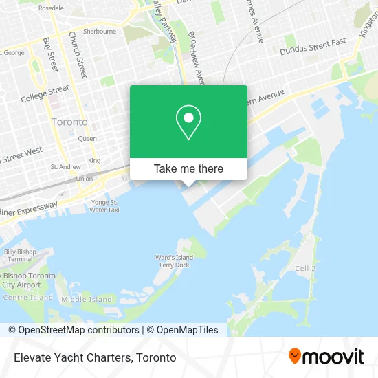 Elevate Yacht Charters map