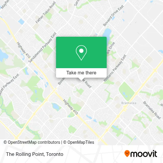 The Rolling Point map