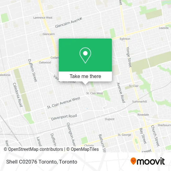 Shell C02076 Toronto map