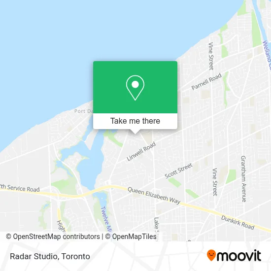Radar Studio map