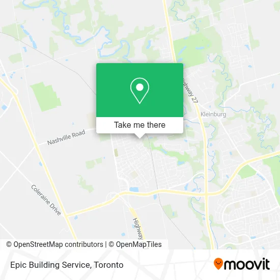 Epic Building Service map