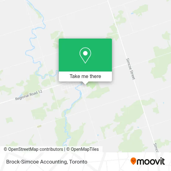 Brock-Simcoe Accounting map
