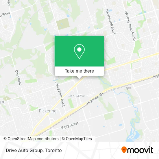 Drive Auto Group map
