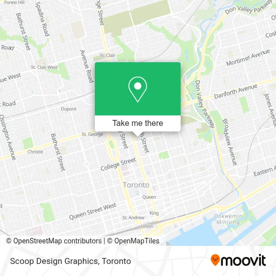 Scoop Design Graphics map
