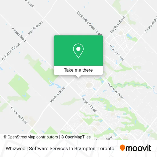 Whizwoo | Software Services In Brampton map