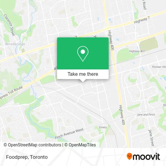 Foodprep map