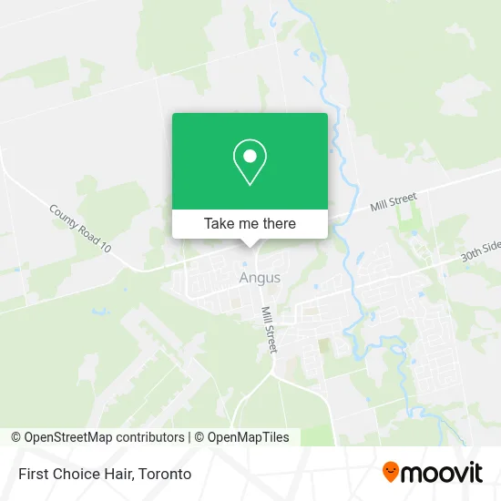 First Choice Hair map