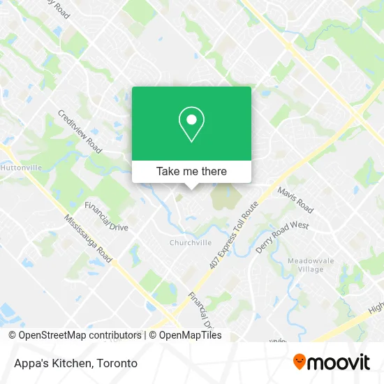 Appa's Kitchen map