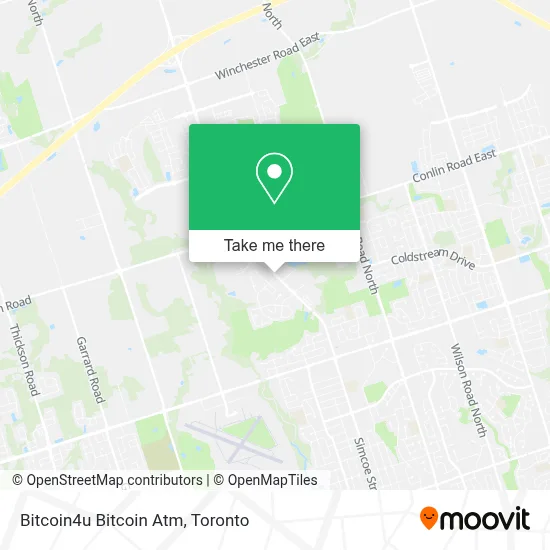 Bitcoin4u Bitcoin Atm map