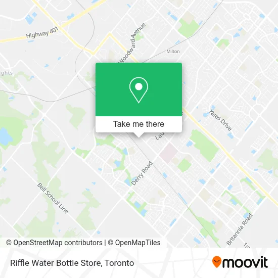 Riffle Water Bottle Store plan