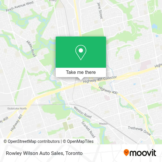 Rowley Wilson Auto Sales map