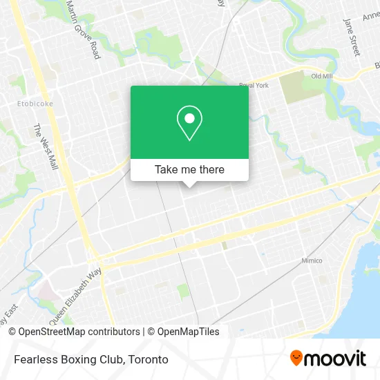 Fearless Boxing Club map