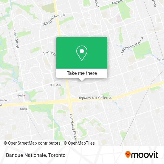 Banque Nationale map