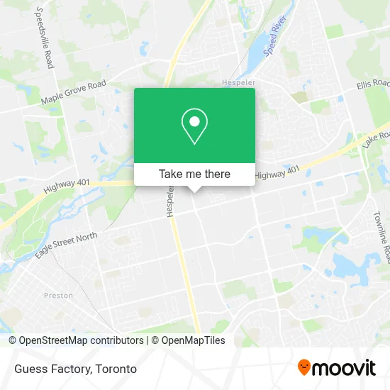Guess Factory map