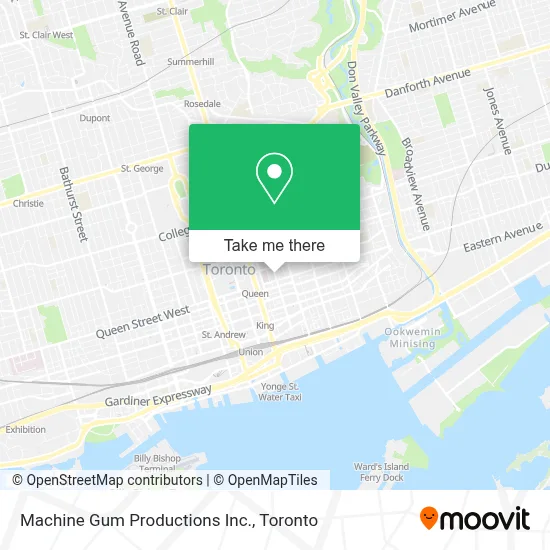 Machine Gum Productions Inc. map