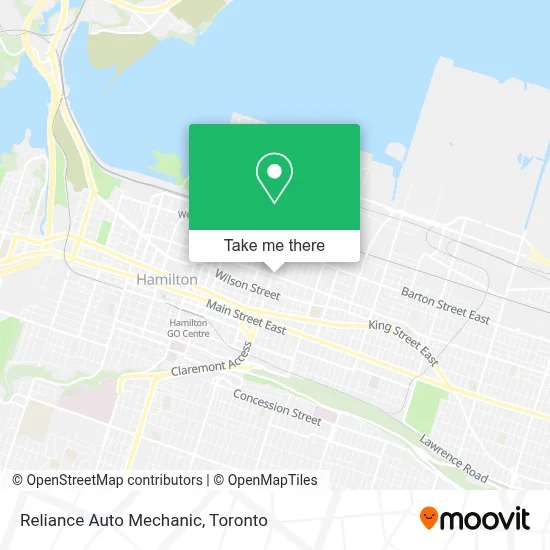 Reliance Auto Mechanic map