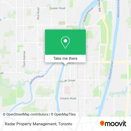 Radar Property Management map
