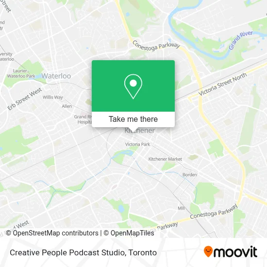 Creative People Podcast Studio map