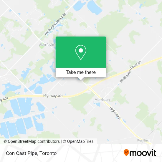 Con Cast Pipe map