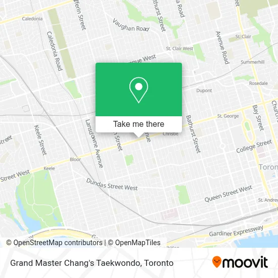 Grand Master Chang's Taekwondo map