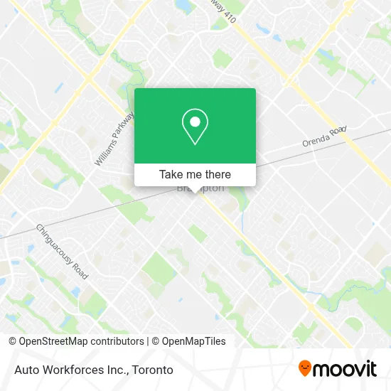 Auto Workforces Inc. map