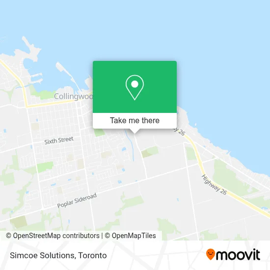 Simcoe Solutions map