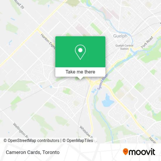 Cameron Cards map