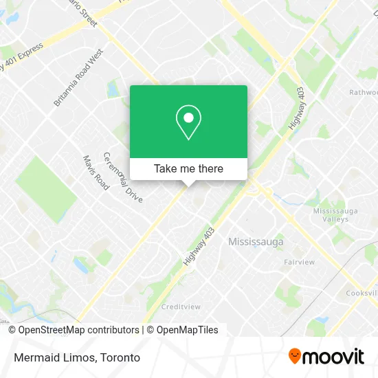 Mermaid Limos map